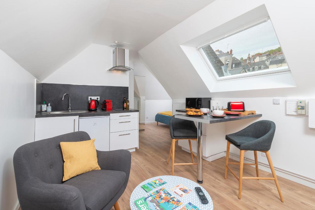 Hyper Centre 14 Rue Valdemaine Apartamento Angers Quarto foto